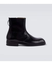 Lemaire - Leather Ankle Boots - Lyst