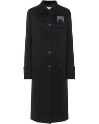 Prada Cappotto in neoprene - Nero
