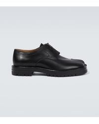 Maison Margiela - Tabi Leather Derby Shoes - Lyst
