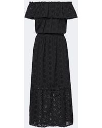 Melissa Odabash - Larna Broderie Anglaise Cotton Midi Dress - Lyst
