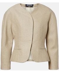 Jacquemus - Ovalo Cotton And Linen Jacket - Lyst