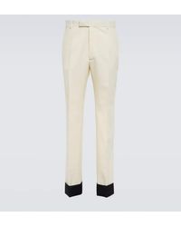 Gucci - Straight Wool And Mohair Suit Pants - Lyst