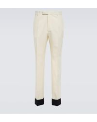 Gucci - Pantaloni regular in misto lana - Lyst