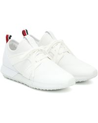 Moncler Baskets Meline en néoprène - Blanc