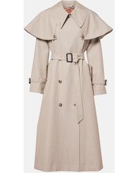 Altuzarra - Billie Caped Virgin Wool Trench Coat - Lyst