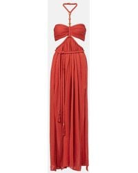 Isabel Marant - Maxikleid Aus Baumwolle - Lyst