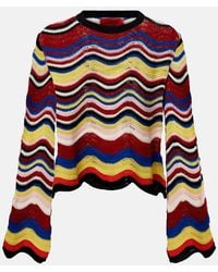 La DoubleJ - Top Chevron De Croche De Algodon - Lyst