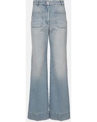 Victoria Beckham - High-Rise Wide-Leg Jeans Alina - Lyst