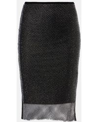 Sportmax - Midirock Zinnia Mit Kristallen - Lyst