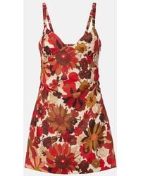 SIR. - Primrose Floral Linen Minidress - Lyst