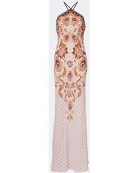 Alexandra Miro - Adeline Printed Halterneck Maxi Dress - Lyst