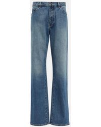 Alaïa - Lover Low-Rise Straight Jeans - Lyst