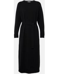 Max Mara - Virgin Wool Midi Dress - Lyst