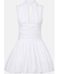Patou - Minikleid Bloomer Aus Baumwolle - Lyst