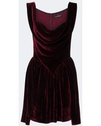 Vivienne Westwood - Sunday Velvet Minidress - Lyst