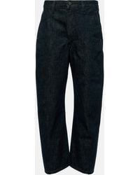 Lemaire - Twisted Mid-rise Straight Jeans - Lyst