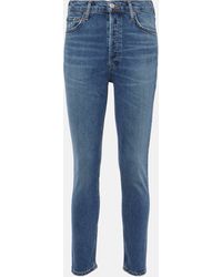 Agolde - Jean skinny Nico a taille haute - Lyst