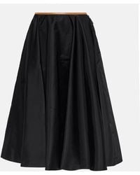 Prada - Re-Nylon Midi Skirt - Lyst