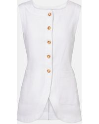 Posse - Emma Linen Vest - Lyst