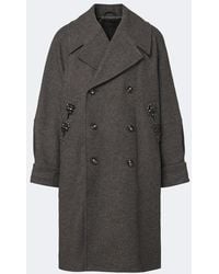 Simone Rocha - Embellished Oversized Wool-Blend Coat - Lyst