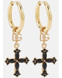 Dolce & Gabbana - Ohrringe Dg Mit Kristallen - Lyst