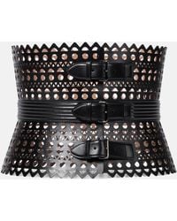 Alaïa - Black 1992 'le Corset' Belt - Lyst