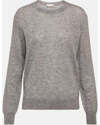 Saint Laurent - Cashmere And Silk Sweater - Lyst