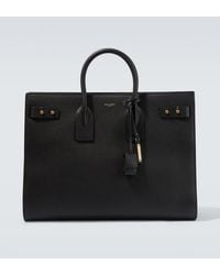 Saint Laurent - Sac De Jour Thin Large Leather Tote Bag - Lyst