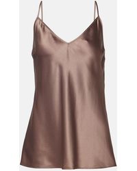 JOSEPH - Top Clea Aus Seidensatin - Lyst