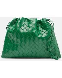 Bottega Veneta - Intrecciato Medium Leather Pouch - Lyst
