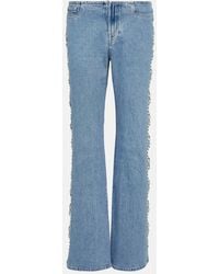 7 For All Mankind - Verzierte Jeans Slouchy Bootcut - Lyst