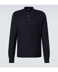 ZEGNA - Polo De Algodon Y Seda - Lyst