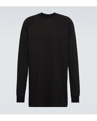 Rick Owens - Baseball Cotton Jersey Sweatshirt - Lyst