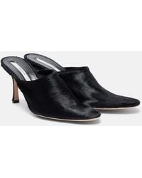 Christen - Elipse 75 Calf Hair Mules - Lyst
