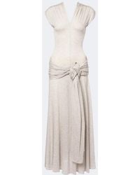 JW Anderson - Draped Jersey Maxi Dress - Lyst