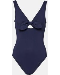 Karla Colletto - Basics Bow-detail Swimsuit - Lyst