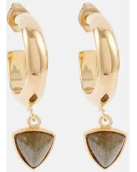 Isabel Marant - Embellished Hoop Earrings - Lyst