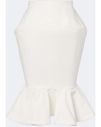 Jacquemus - Palmier Ruffled Midi Skirt - Lyst