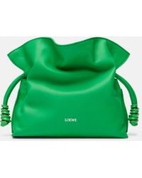 Loewe - Flamenco Coil Mini Leather Clutch - Lyst