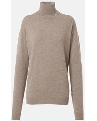 Saint Laurent - Rollkragenpullover Aus Kaschmir - Lyst