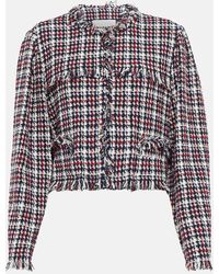 Isabel Marant - Giacca in tweed di misto cotone - Lyst