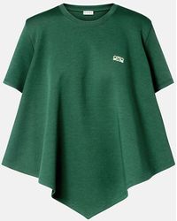 Loewe - Asymmetric Cotton-Blend Top - Lyst