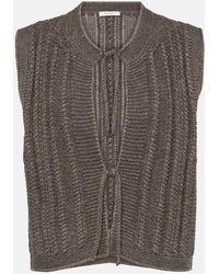 Lemaire - Alpaca And Wool-blend Sweater Vest - Lyst