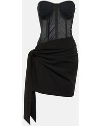 Dolce & Gabbana - Bustier Jersey Minidress - Lyst