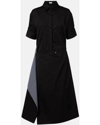 Loewe - Deconstructed Gabardine Shirt Dress - Lyst
