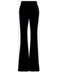 Max Mara - Vetrino Cotton Velvet Flared Pants - Lyst