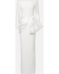 Solace London - Kori Satin-Trimmed Gown - Lyst