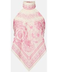 Versace - Backless Top - Lyst