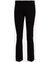 Max Mara - Fatina Mid-Rise Cropped Pants - Lyst