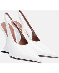 Paris Texas - Nina 105 Patent Leather Slingback Pumps - Lyst